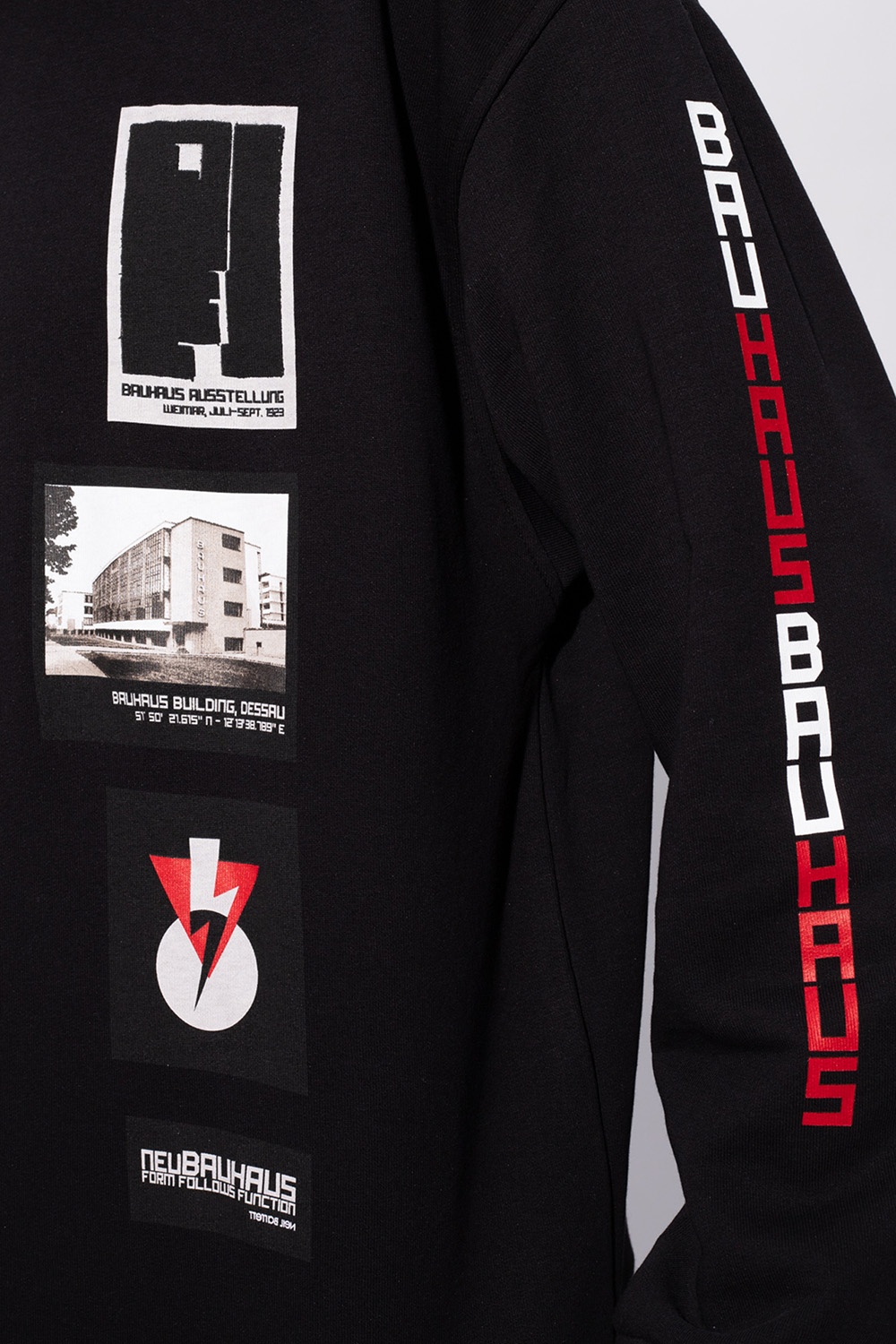 Neil Barrett Logo-printed Stehkragen hoodie